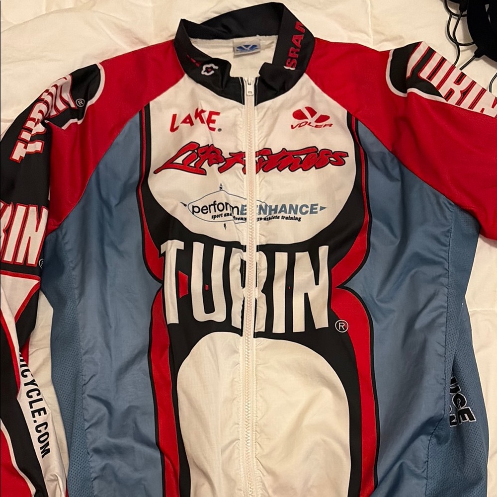 Voler Women's Red and Blue Cycling Jacket